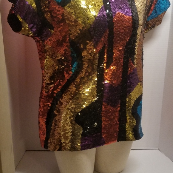 Vintage Diani Seguin Top Med Disco - Picture 2 of 13